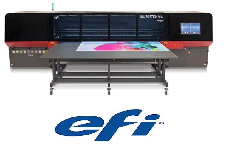 Electronics For Imaging Inc. объявила о выпуске серий гибридных УФ-принтеров EFI™ VUTEk® h3+ и VUTEk h5+