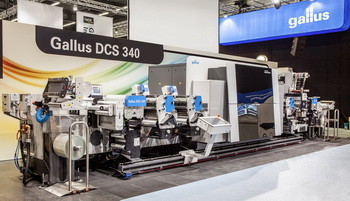 Печатно-отделочная линия Gallus DCS 340 для выпуска этикетки