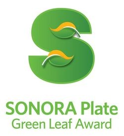 Sonora Plate Green Leaf Awards