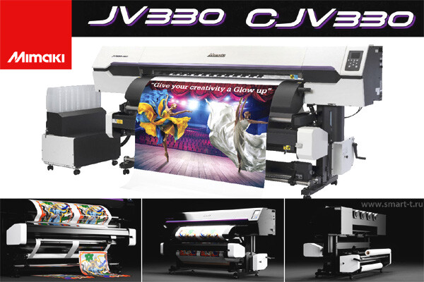 Mimaki представляет экосольвентные широкоформатные принтеры JV330 и СJV330