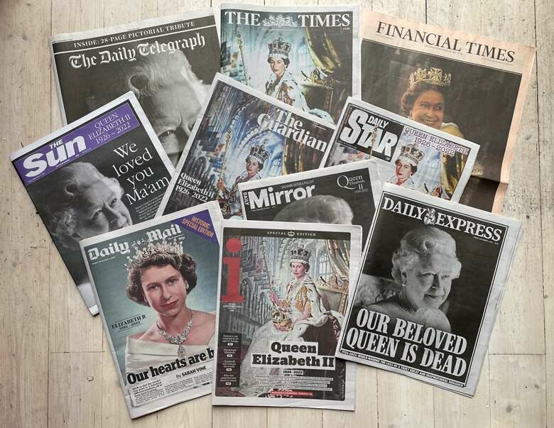 Кончина королевы вызвала массовый спрос на печатные СМИ в Великобритании