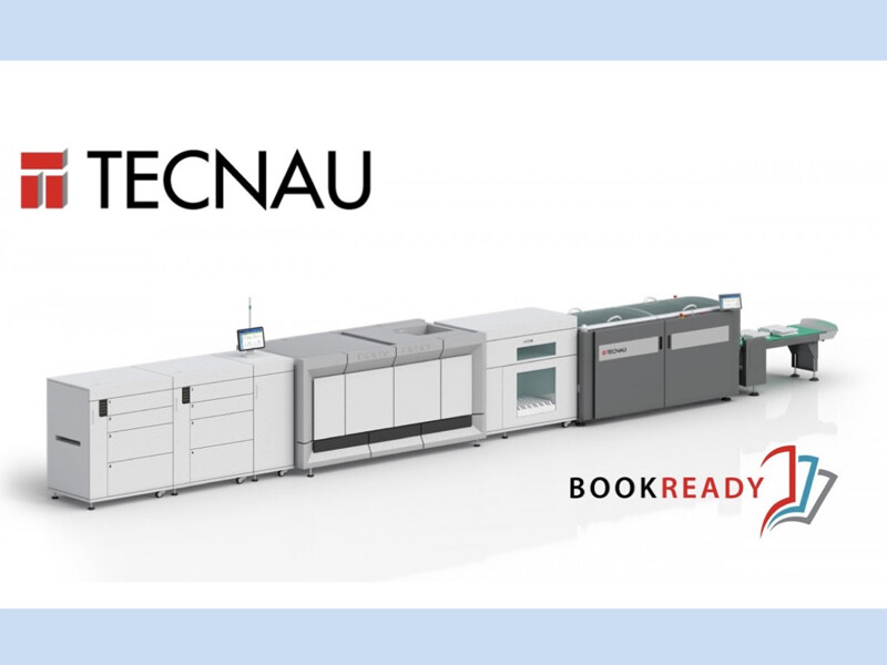 Tecnau разработала и вывела в свет автоматизированную линию BookReady по изготовлению книжных блоков, отпечатанных на ЦПМ  
