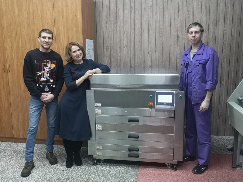 Специалисты «ЯМ Интернешнл» оснастили допечатный участок производства «Еврофлекс» оборудованием для изготоволения форм высокой печати 